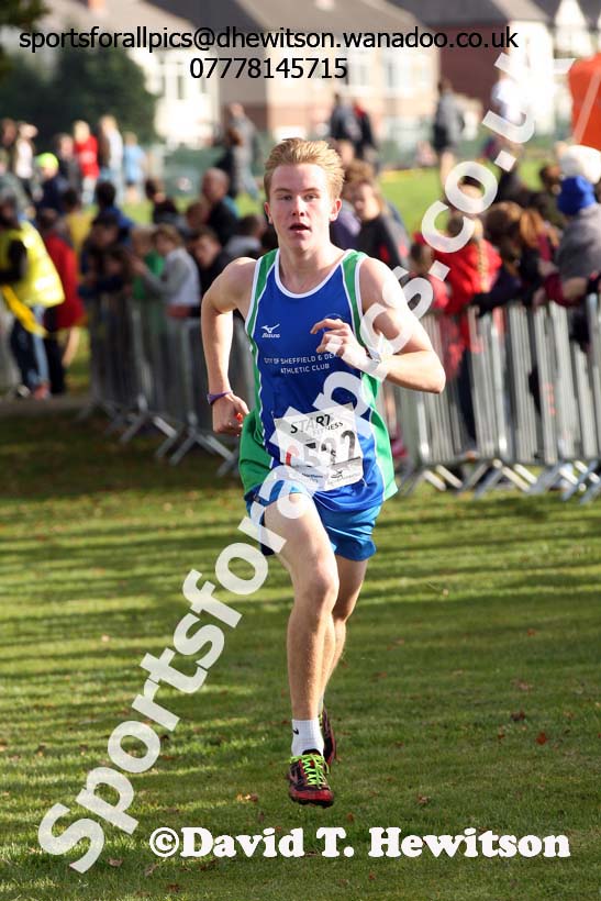 Mens under-17s Northern Cross Country Relays. Photo: David T. Hewitson/Sports for All Pics